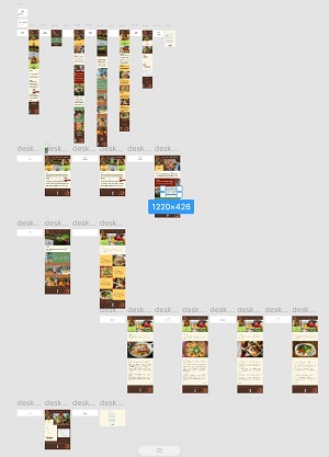 Thumbnail for Adobe XD Cagettes Camille sketch